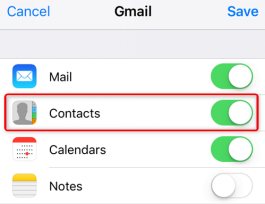 How to Fix iPhone Contacts not Syncing with Gmail via Enable Contacts