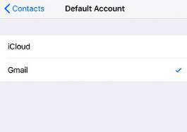 How to Fix iPhone Contacts not Syncing with Gmail via Set Default Account as Gmail