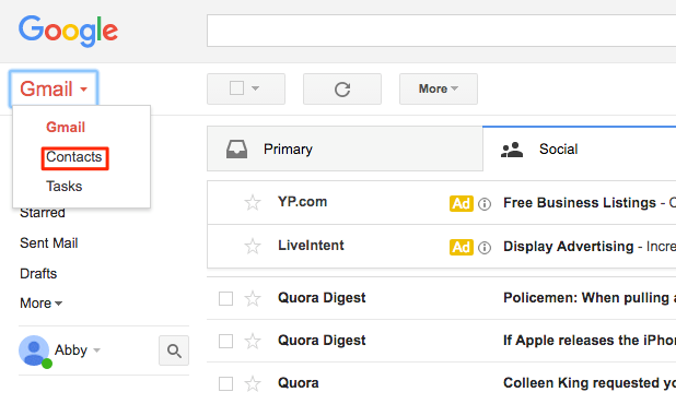 review of contacts sync for google gmail