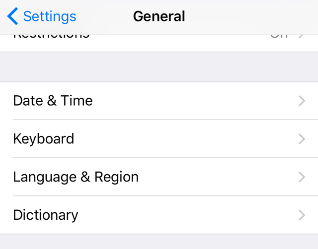 iPhone Date and Time Settings