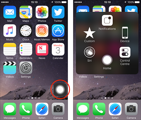 Unfreeze and Turn Off iPhone with Assistive Touch