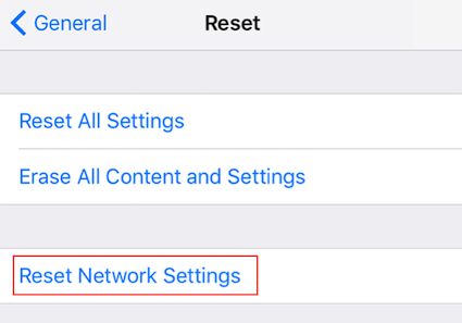 Reset Network Settings on Your iPhone