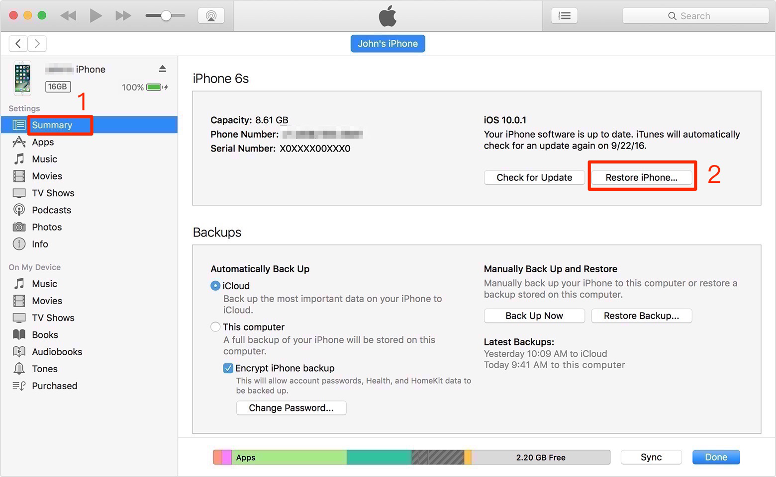 Correction d'un iPhone / iPad gelé pendant la mise à jour avec iTunes