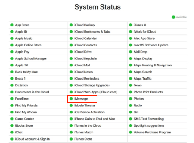 Check System Status