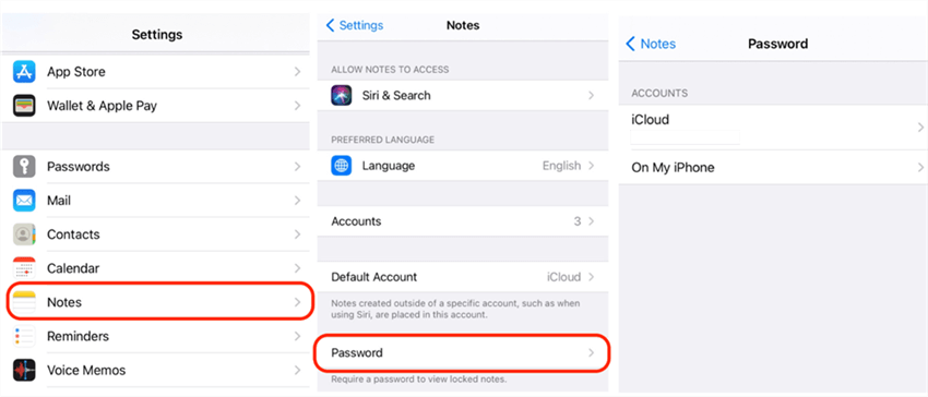 How to Reset Note Password on iPhone/iPad