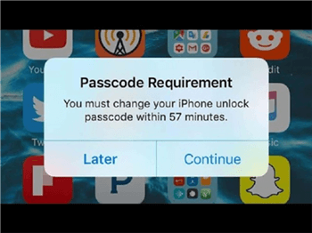 Passcode Requirement You Must Change Your iPhone Unlock Passcode