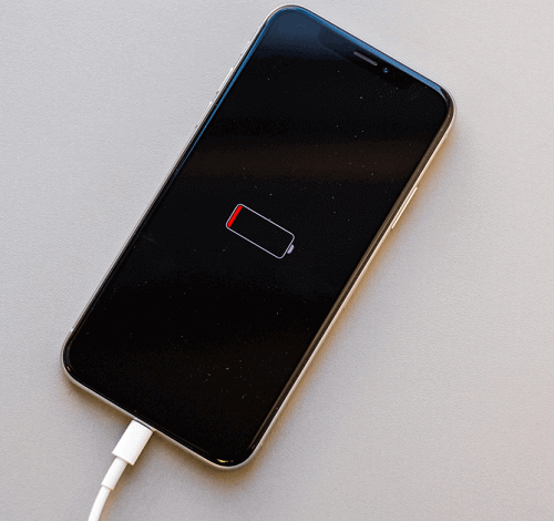 iPhone recharging