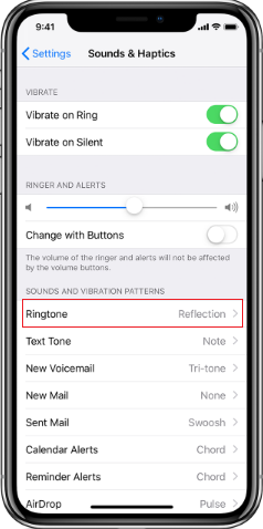 Set Silent Ringtone on iPhone