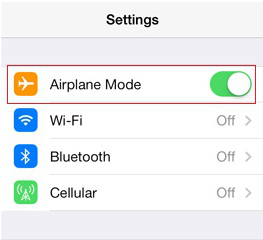 Turn Airplane Mode on to Silent iPhone