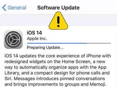 iphone transfer stuck on software update