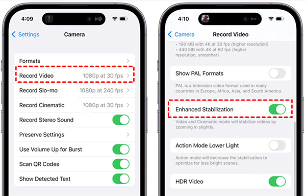 Switch On Enhanced Stabilization