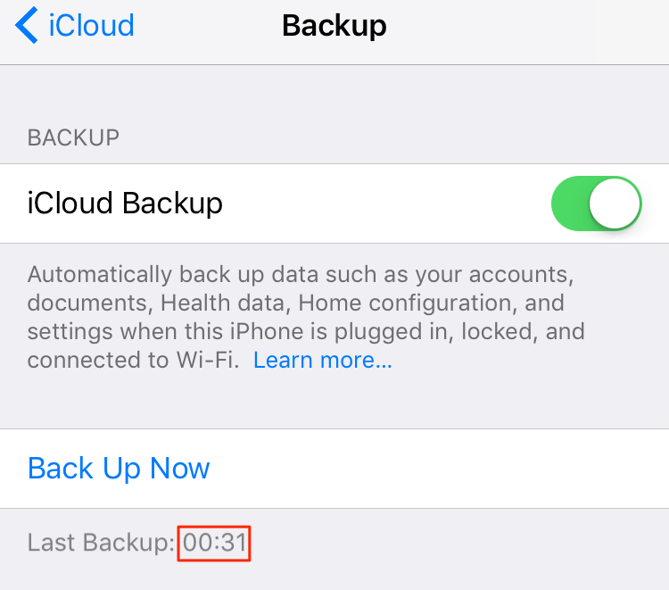 Fix “iPhone Messages Disappeared” – Check Last iCloud Backup