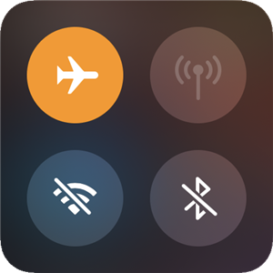 Turn on Airplane Mode on your iPhone