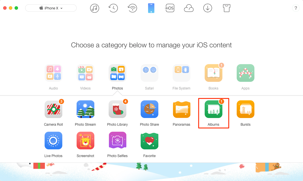How to Delete iPhone Albums – Step 2
