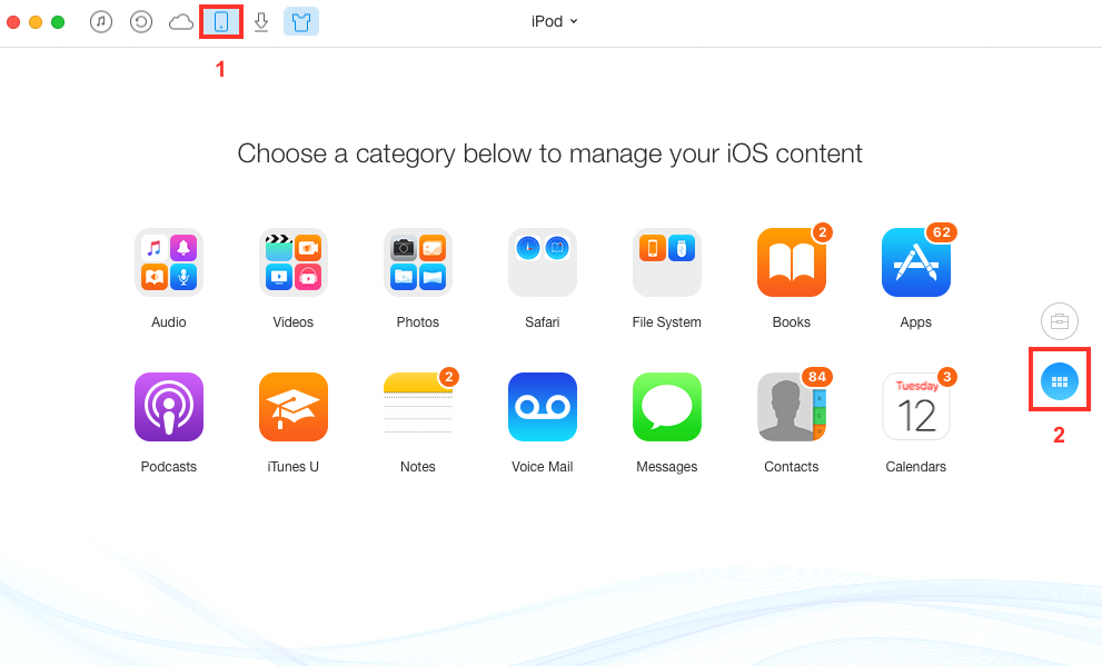 How to Transfer iPod Music without Syncing - Step 1