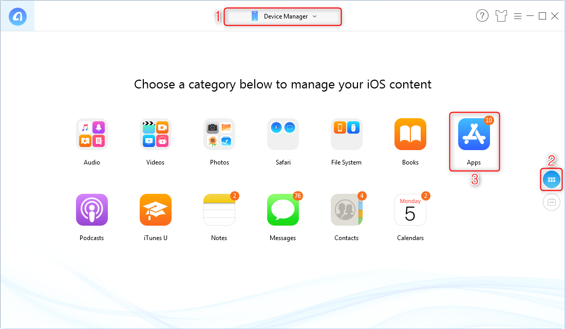 Fix iTunes Apps Not Showing – Back Up Apps via AnyTrans