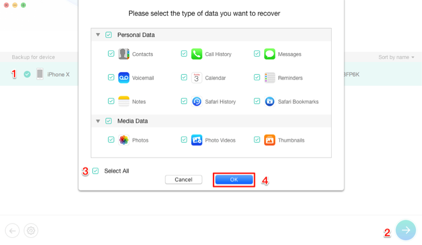 How to Restore iPhone from iTunes Backup without Data Loss – Step 3
