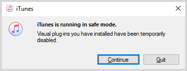 how to run itunes in safe mode mac
