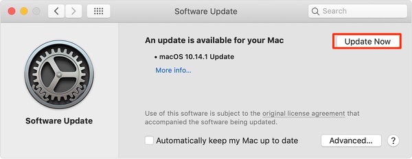Fix iTunes Music Download Stuck on Waiting - Update your Mac