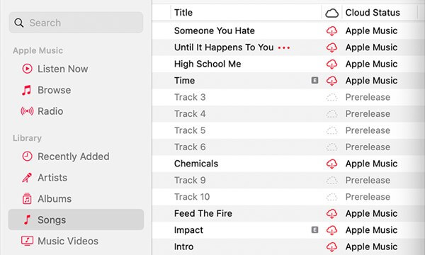 Songs Greyed Out in iTunes