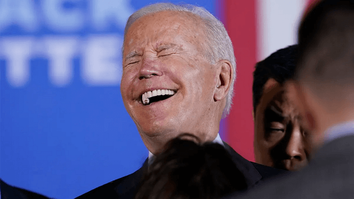 Joe Biden Laughing