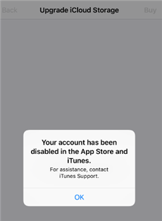 Locked iCloud Account