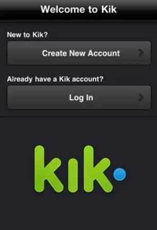 Log into Kik Account