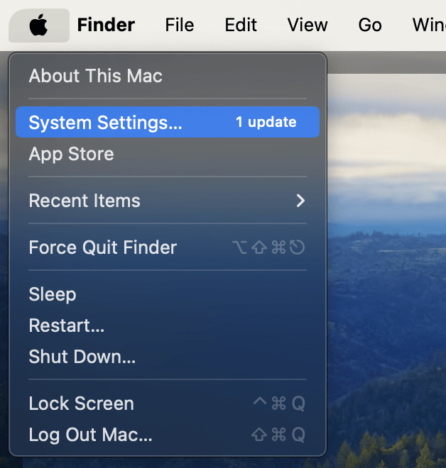 macOS System Settings