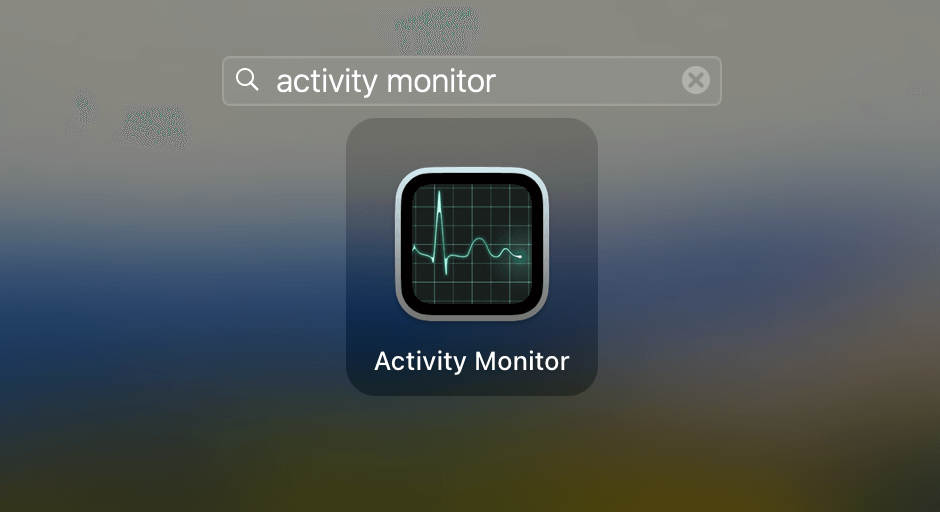 macOS Activity Monitor