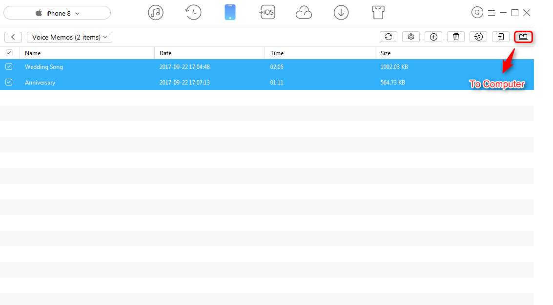 How to Make a Voice Memo a Ringtone on iPhone – Step 3