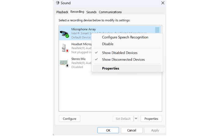 microphone-properties