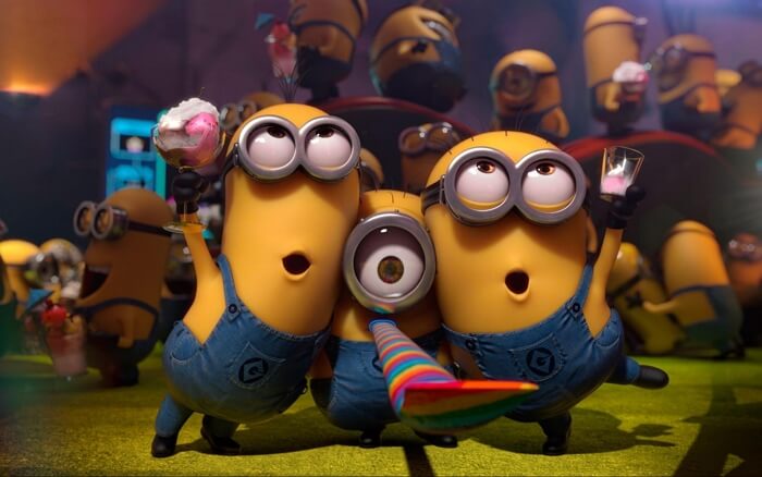 Minions from the Despicable Me