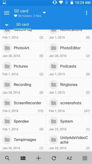 MiXplorer Interface