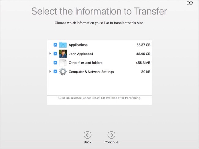 Select to Transfer