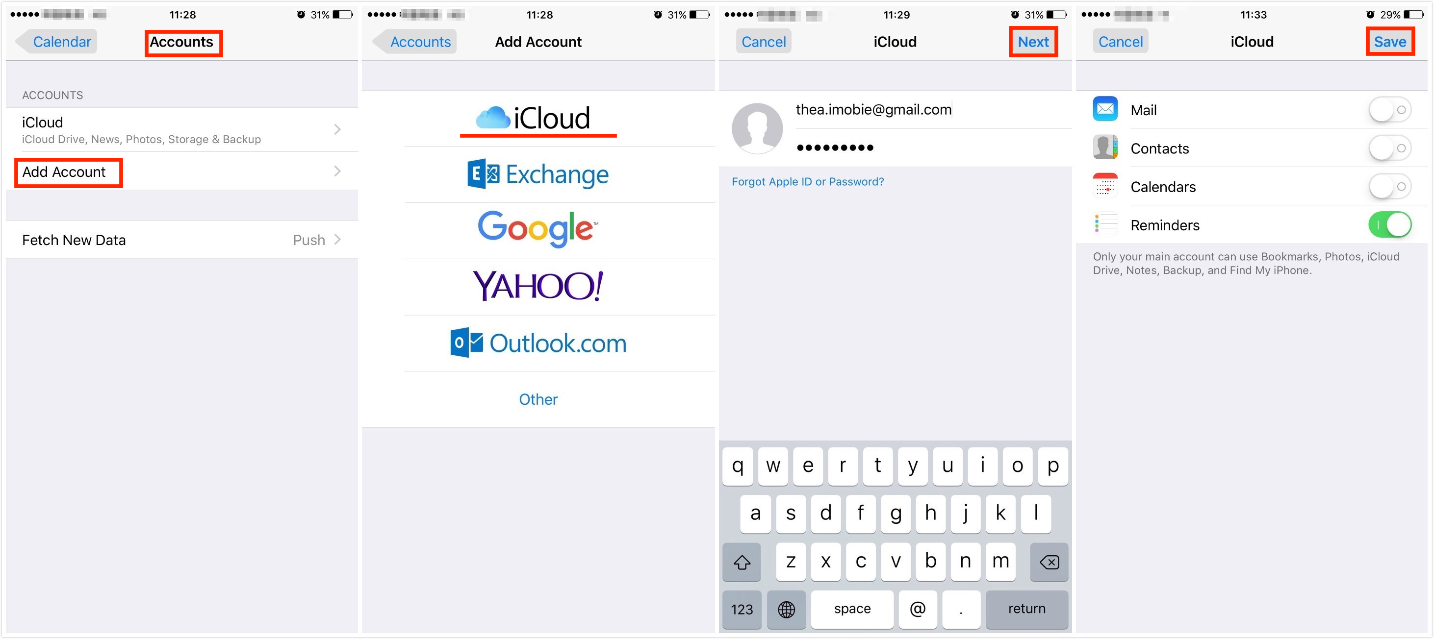 Three ways to add an iCloud.com address, even if you already have one