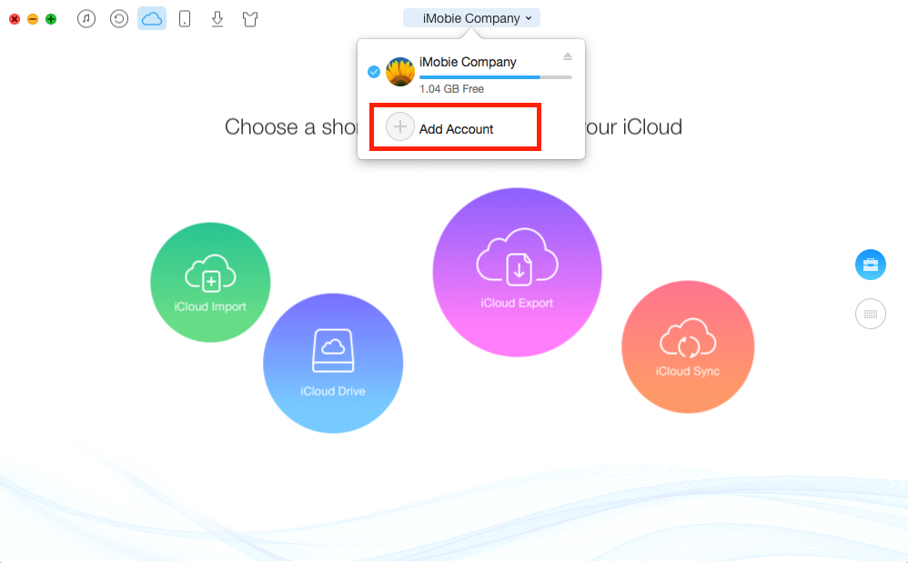 How to Transfer Photos from iCloud to iCloud – Step 2