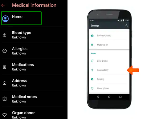 Navigate to App Info screen through the file selection menu