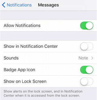 Check Apps' Notification Setting