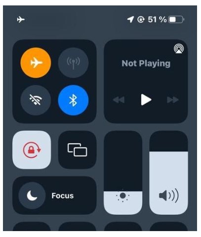 Open “Control Center”