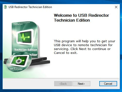 Open USB Redirector Technician Edition