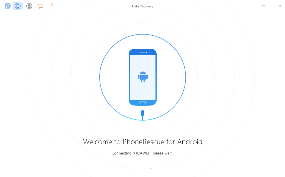 Connect Huawei Phone and Run PhoneRescue for Android