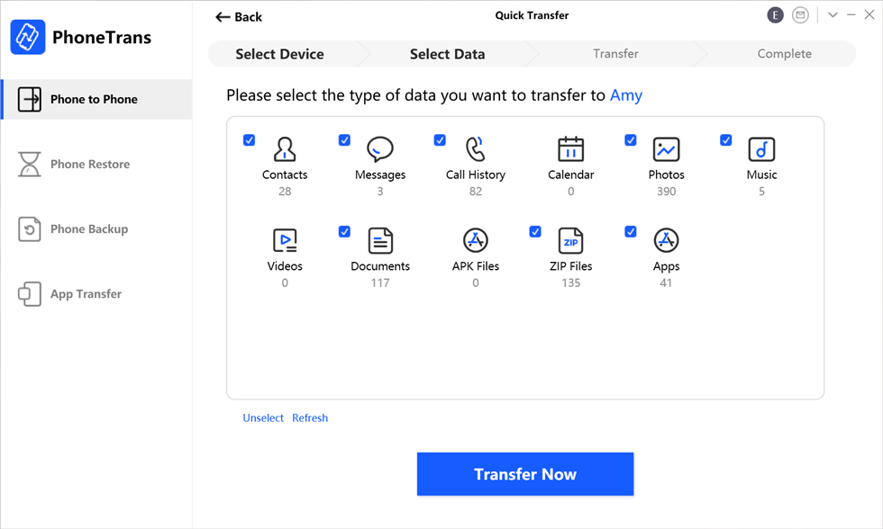 Transfer Files From Android to Android