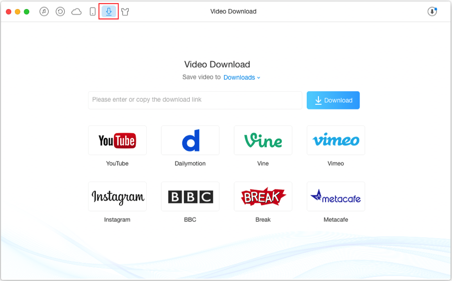 How to Download Videos from YouTube with AnyTrans - Step 1