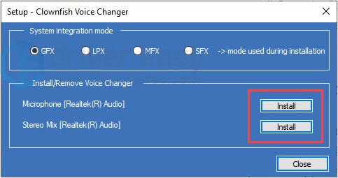 Pop up to Check Allowed Microphone