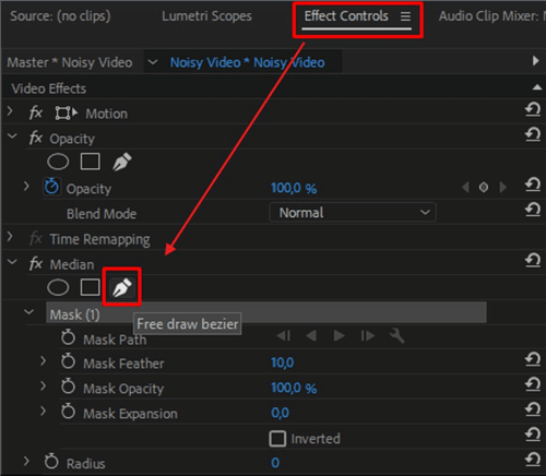 Use Masks for Targeted Noise Reduction