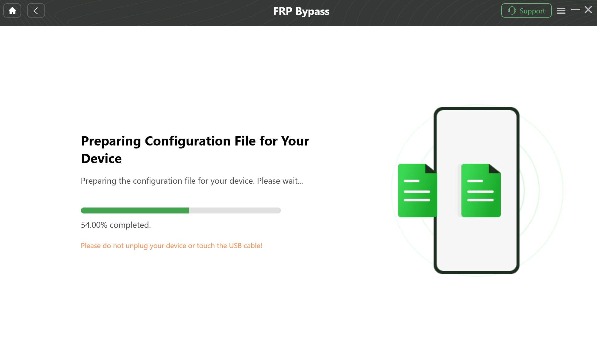 DroidKit Prepare the necessary Configuration File