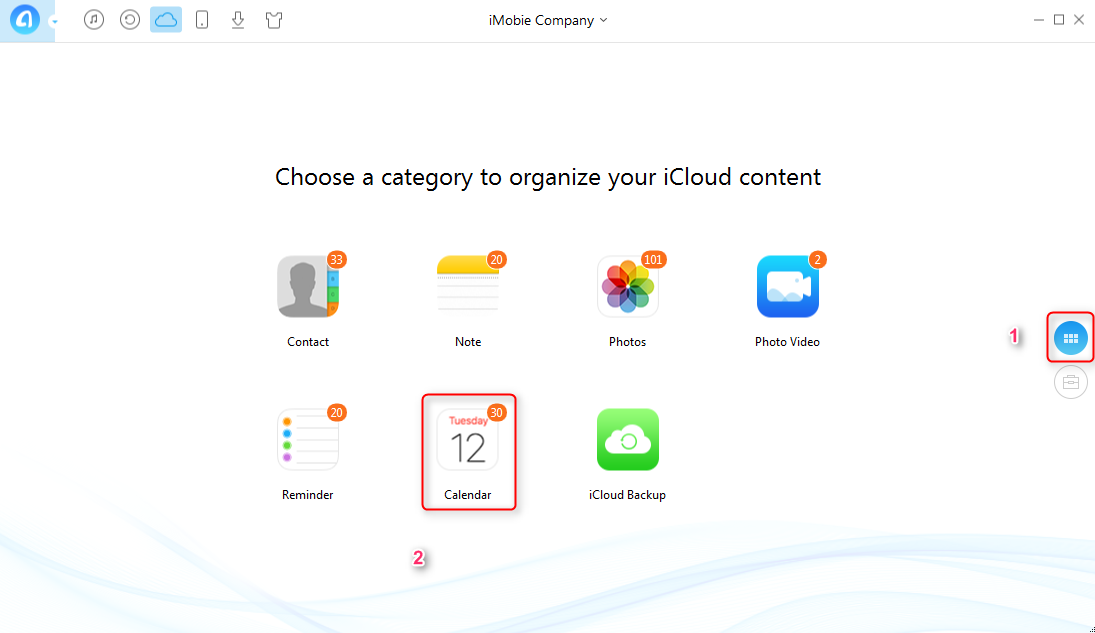 How to Manage iCloud Calendar Easily - Step 2