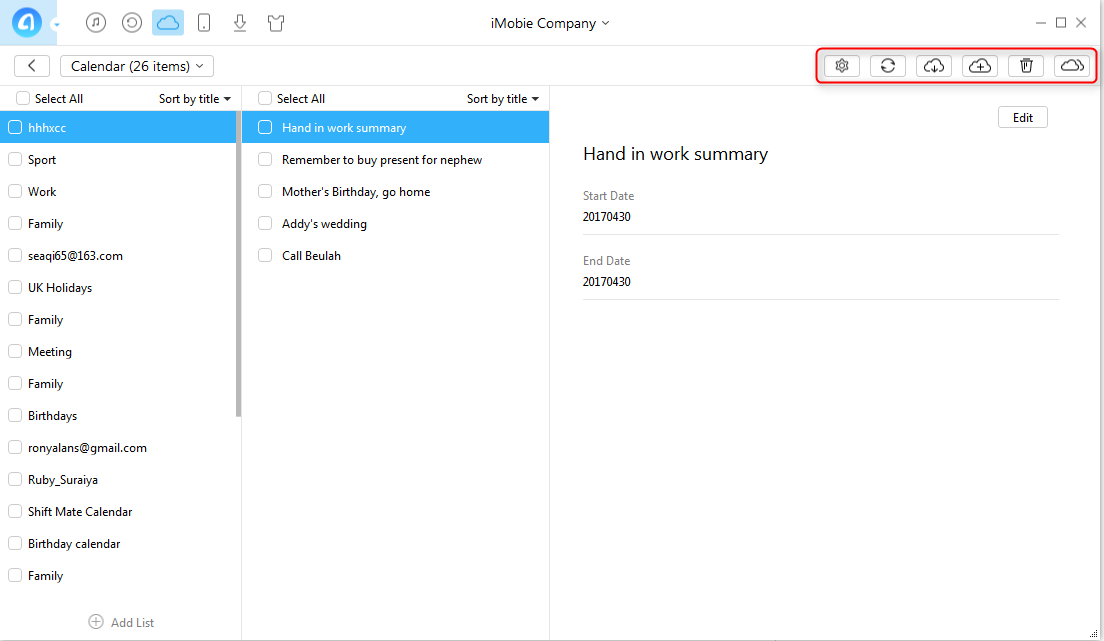 How to Manage iCloud Calendar Easily - Step 3
