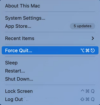 Stop QuickTime Screen Recording from Apple Menu