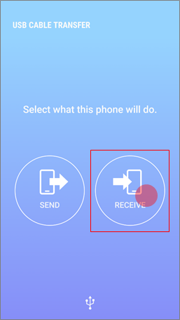 Receive data from iPhone on Samsung